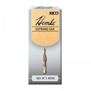 Rico Hemke Soprano Sax Reeds, (Box 5) Strength 3